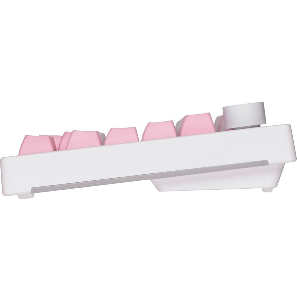 Зовнішній вигляд Клавіатура AKKO 5075B Plus Prunus Lannesiana RGB CS Silver Hot-Swap White/Pink (6925758619158)