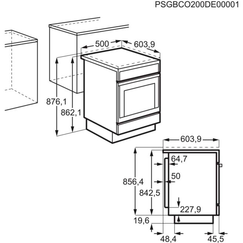 Фото Плита газова ELECTROLUX LKG504000W