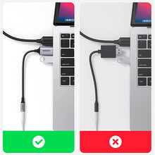 Звуковая карта UGREEN USB AUX jack KT0210 25 СМ477 Black (30757)