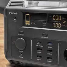 Зарядна станція CHOETECH 500W/484Wh/134400mAh/3.6V/5xUAB-A, 1xType-C(100W)