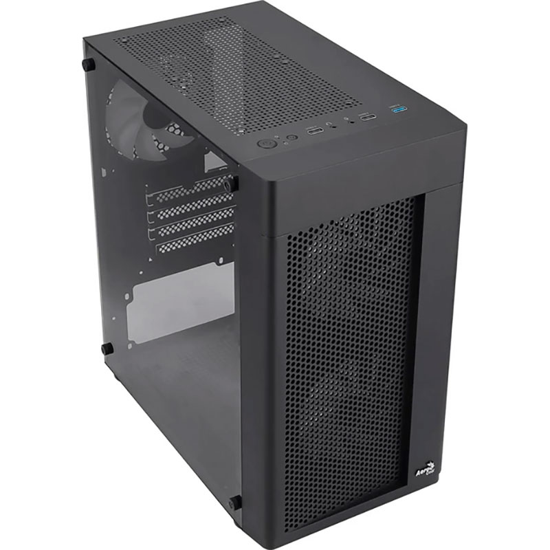 Фото Корпус AEROCOOL Hexform-G-BK-v2 (ACCS-PV38033.11) Black без БП