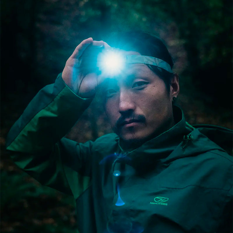 Фото Ліхтар HIGHLANDER Deneb 100 Sensor Rechargeable Head Torch Blue (TOR191)