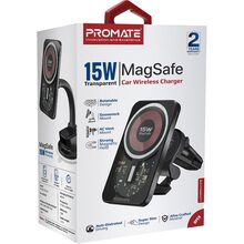 Автодержатель Promate LucidMount-15 W MagSafe Black (lucidmount-15.black)