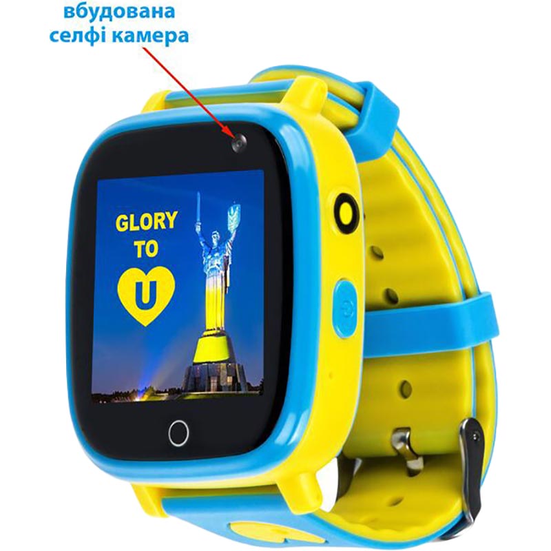 Фото Смарт-годинник AMIGO GO001 GLORY iP67 Blue-Yellow