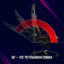 Крісло LORGAR Embrace 533 Black Red (LRG-CHR533BR)