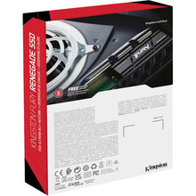 SSD накопитель Kingston FURY Renegade with Heatsink 1TB NVMe M.2 2280 PCIe 4.0 x4 3D NAND TLC (SFYRSK/1000G)
