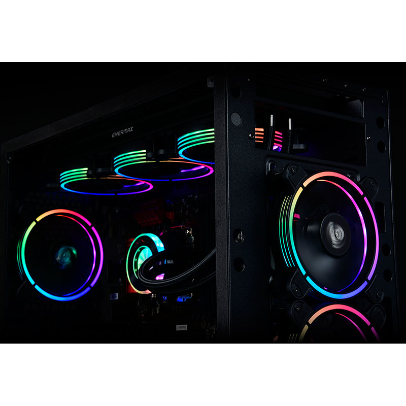 Фото Кулер корпусний ENERMAX T.B.RGB A.D.3 PACK