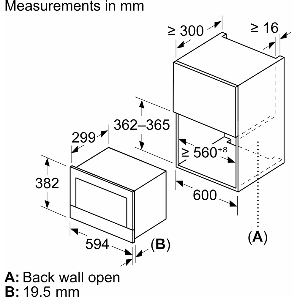 Фото Встраиваемая микроволновая печь BOSCH BFL7221B1