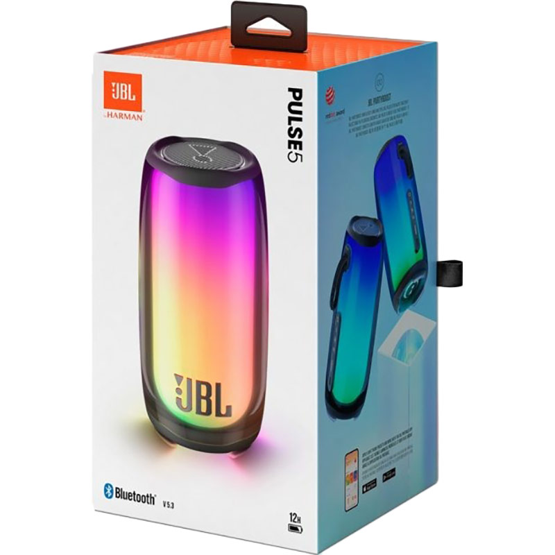 У Фокстрот Портативна акустика JBL PULSE 5 Black (JBLPULSE5BLK)