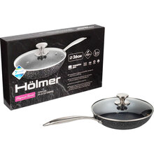 Сковорода HOLMER FP-22726-SSMBML Elegance 26 см Black