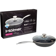 Сковорода HOLMER FP-22730-SSMBML Elegance 30 см Black