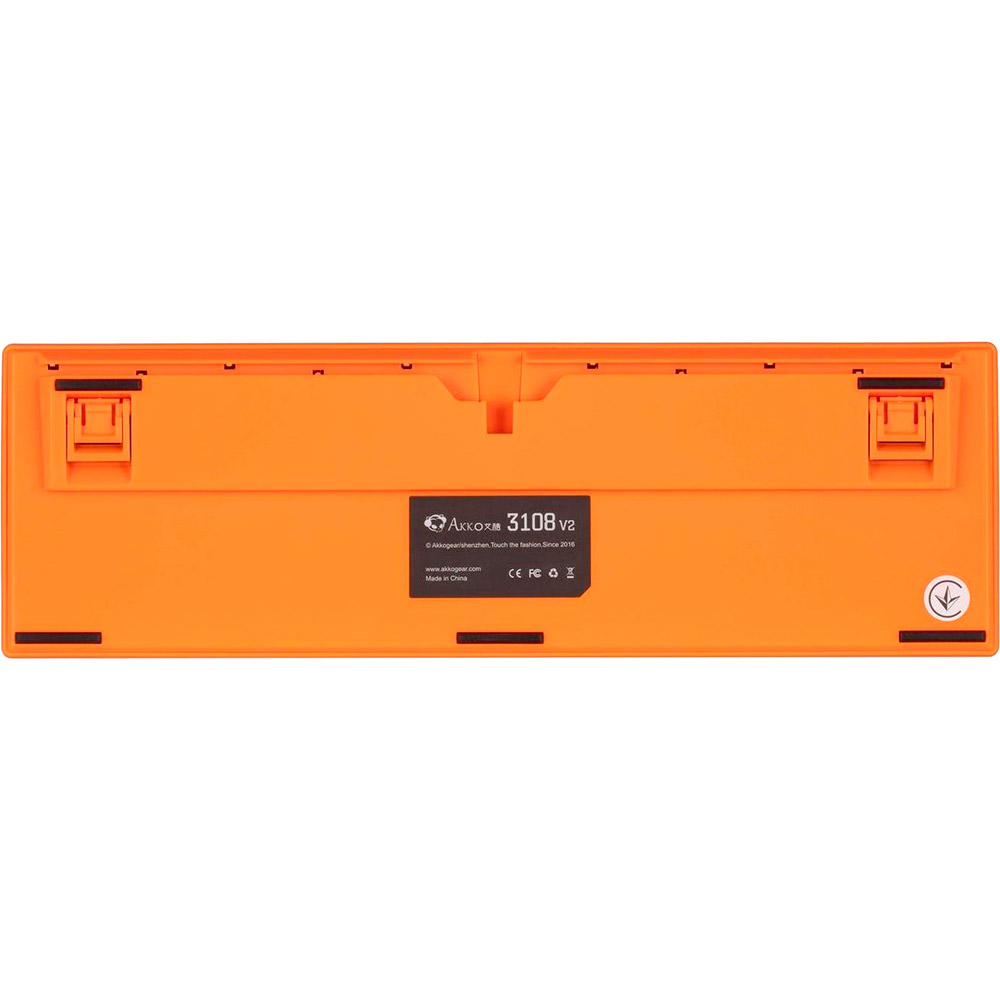 Клавиатура AKKO 3108 V2 Naruto CS Pink V2 Orange (6925758683456) Подключение проводное