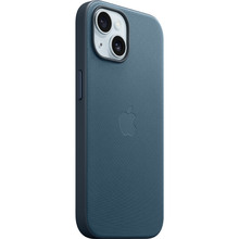 Чохол APPLE для iPhone 15 FineWoven Case with MagSafe Pacific Blue (MT3G3ZM/A)