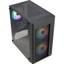 Корпус AEROCOOL Hexform-G-BK-v2 (ACCS-PV38033.11) Black без БП