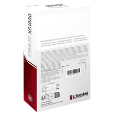Внешний SSD накопитель KINGSTON XS1000 2TB USB 3.2 Type-C, G2 Black