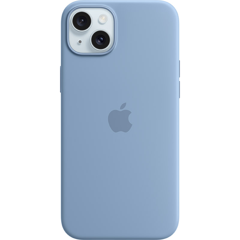 Чехол APPLE для iPhone 15 Plus Silicone Case with MagSafe Winter Blue (MT193ZM/A) Чехол APPLE для iPhone 15 Plus Silicone Case with MagSafe Winter Blue (MT193ZM/A)