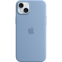 Чехол APPLE для iPhone 15 Plus Silicone Case with MagSafe Winter Blue (MT193ZM/A)