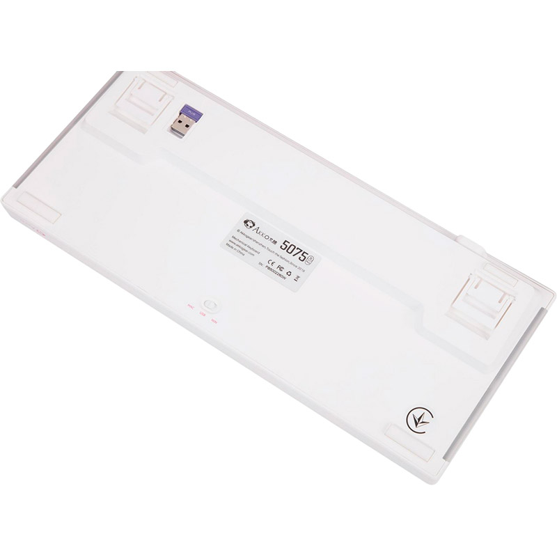 Замовити Клавіатура AKKO 5075B Plus Prunus Lannesiana RGB CS Silver Hot-Swap White/Pink (6925758619158)