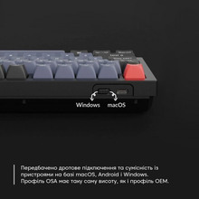 Клавиатура Keychron Q5 100 Key QMK Gateron G PRO Brown Hot-Swap RGB Knob USB Blue (Q5O3Z_KEYCHRON)