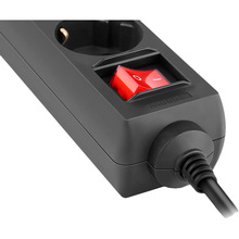 Сетевой фильтр REAL EL RS-6 Protect M 6 розеток 5м 16A 3x1.5мм2 Black (EL122300036)