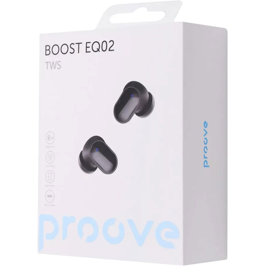 Покупка Гарнітура PROOVE Boost EQ02 Black (39533)