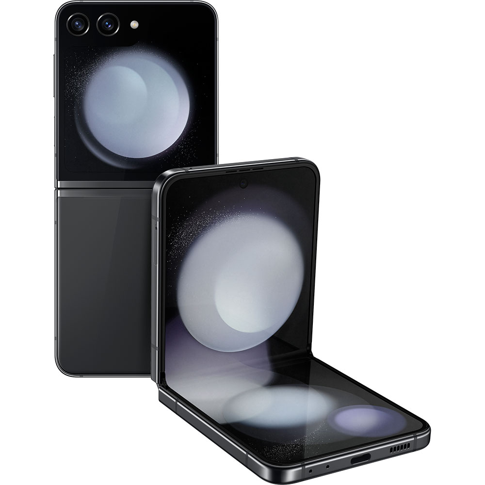 Зображення Смартфон SAMSUNG Galaxy Flip 5 8/512Gb Dual Sim Graphite (SM-F731BZAHSEK)