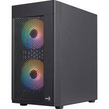 Корпус AEROCOOL Hexform-G-BK-v2 (ACCS-PV38033.11) Black без БП