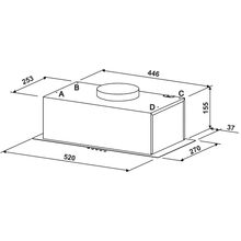 Вытяжка JANTAR BILT 650 LED 52 BL