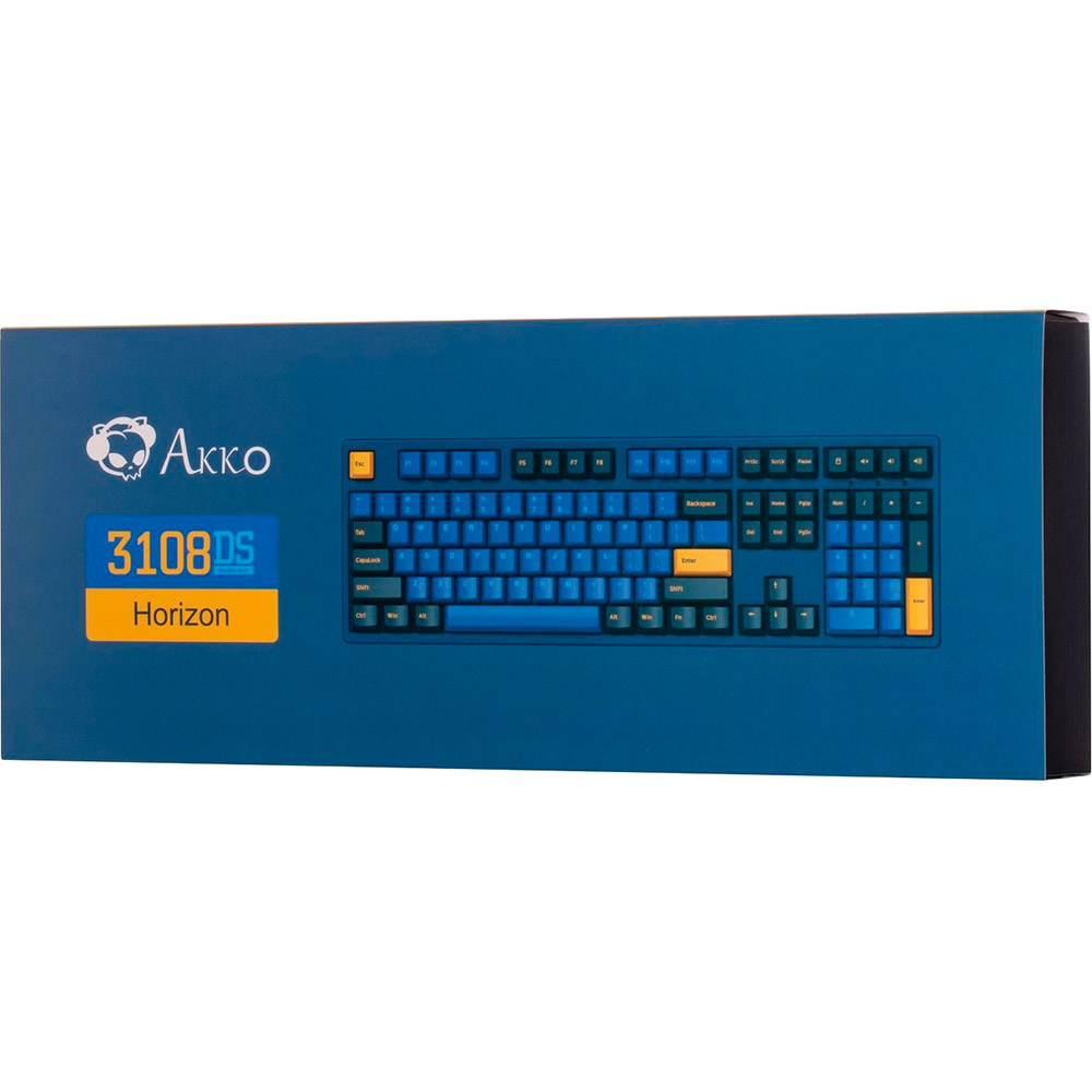 Изображение Клавиатура AKKO 3108 V2 DS Horizon CS Pink V2 Black/Blue (6925758607698)