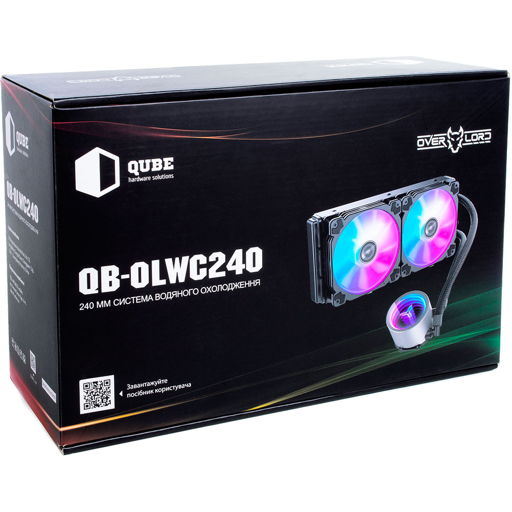 Изображение Система водяного охлаждения QUBE QB-OLWC240ARGB