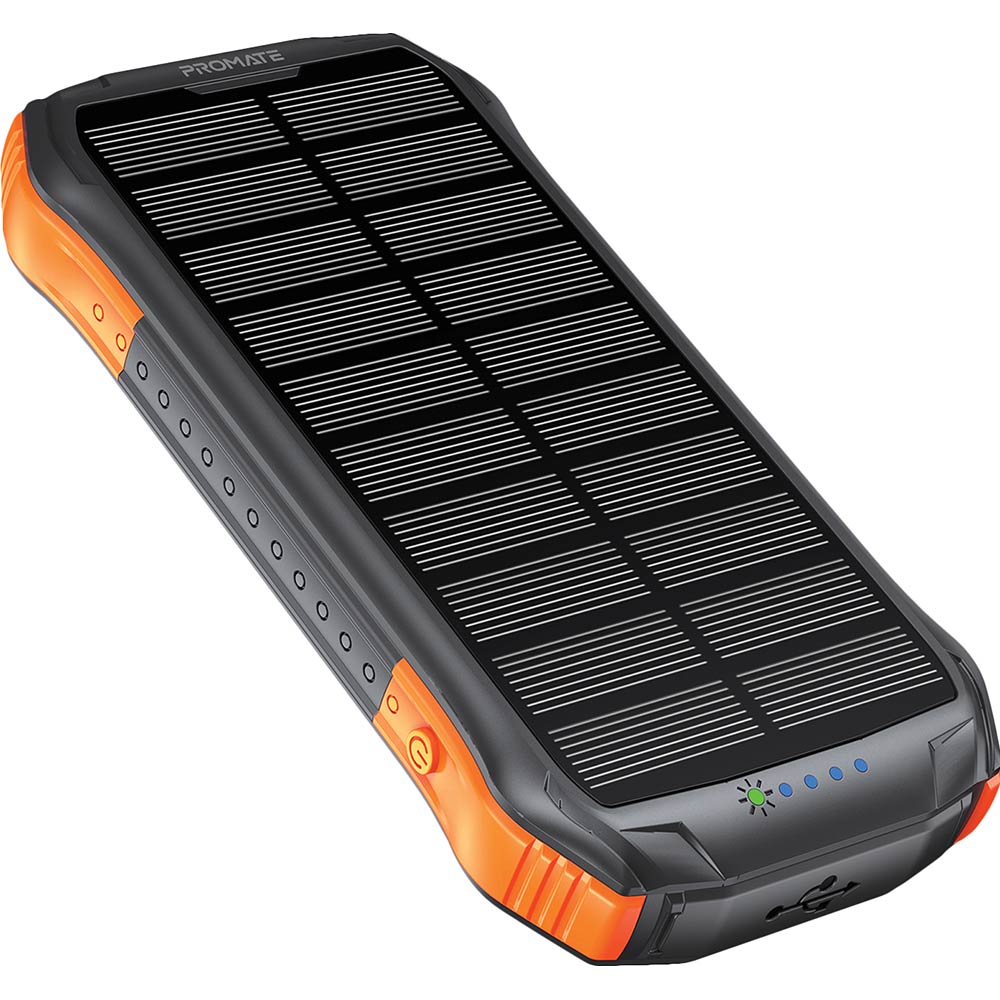 Powerbank Promate SolarTank-10PDQi Power Delivery Qi Black (solartank-10pdqi.black)