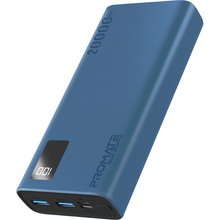 Powerbank Promate Bolt-20Pro 20000 mAh Blue (bolt-20pro.blue)