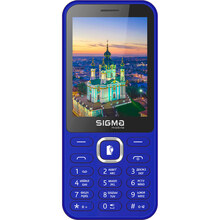 Мобільний телефон SIGMA X-style 31 Power Type-C Dual SIM Blue (4827798855027)
