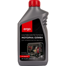 Моторное масло полусинтетическое Ergo 4T 10W-30 1 л (4T10W30)