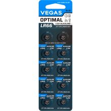 Батарейки VEGAS LR66 Alkaline Optimal 10 шт (VLR-66BL10-OP)