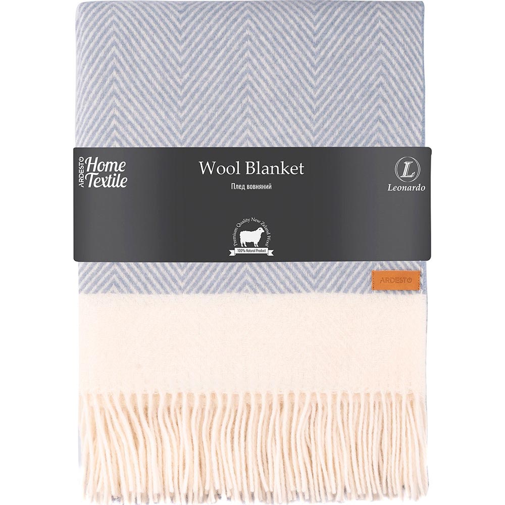 Плед ARDESTO Leonardo Bianco 140 x 200 см Blue (ART0503LB)