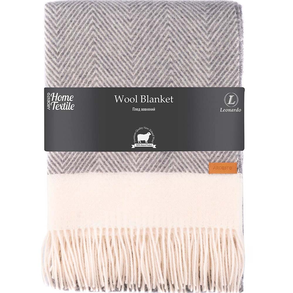 Плед ARDESTO Leonardo Bianco 140 x 200 см Grey (ART0502LB)