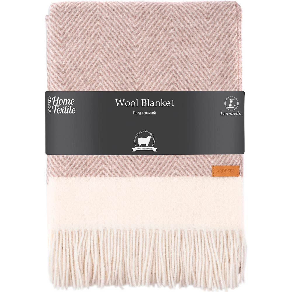 Плед ARDESTO Leonardo Bianco 140 x 200 см Taupe (ART0501LB)