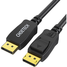 Кабель CHOETECH DisplayPort V1.4 2 м (XDD01-BK)