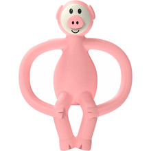 Игрушка-прорезыватель Matchstick Monkey Свинка Pink 11 см (MM-PG-001)