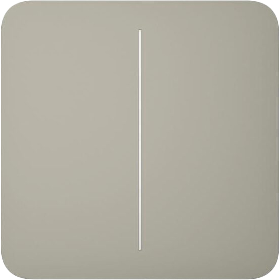 Кнопка для вимикача AJAX SoloButton 2-gang для LightSwitch Jeweler olive (29838)
