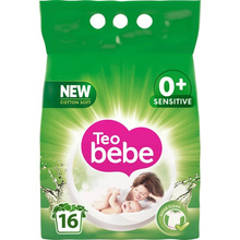 Харьков - Стиральный порошок ТЕО bebe Just Essentials Cotton Soft Green 2.4 кг (3800024020629)