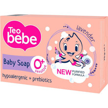 Мило ТЕО BEBE SENSITIVE LAVENDER & vitamin E 75 г (3800024045271)