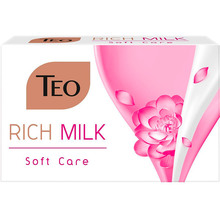 Твердое мыло Teo Beauty Rich Milk Soft Care 90 г (3800024047381)