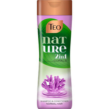 Шампунь Teo Beauty Nature 2 in 1 Shampoo & Conditioner Corals 350 мл (3800024046759)