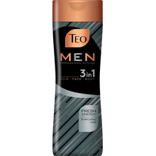 Шампунь Teo Beauty Men 3 In 1 Shampoo Fresh Energy 350 мл (3800024046766)