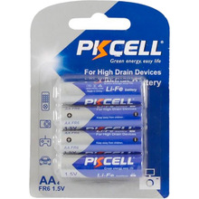 Батарейка литиевая PkCell LiFe 1.5V AA/FR6-4B 4 шт (PC/FR6-4B)