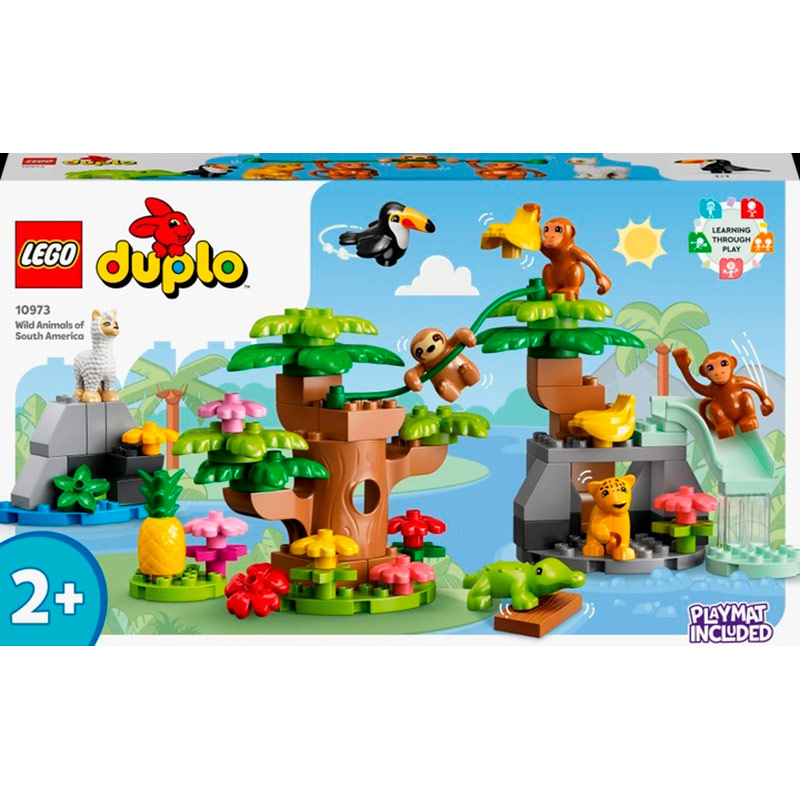 Конструктор LEGO DUPLO Town Дикі тварини Південної Америки 71 деталь (10973)