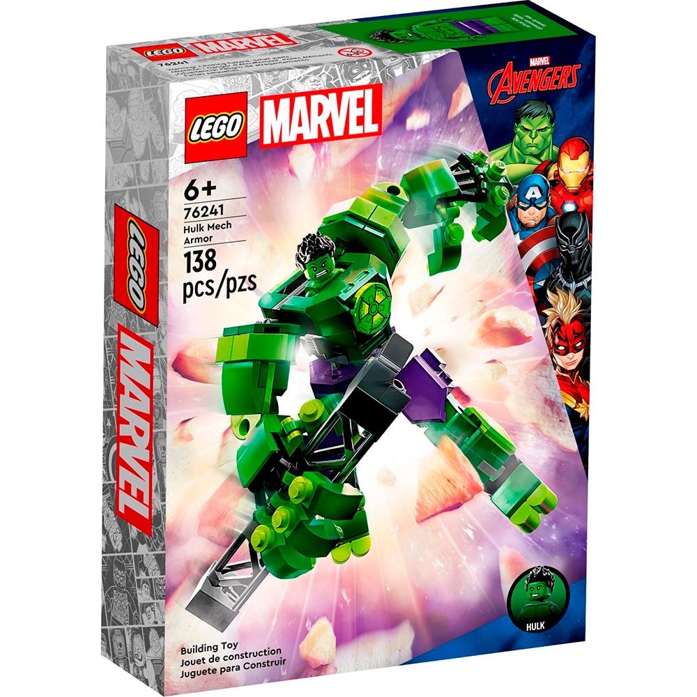 Конструктор LEGO Super Heroes Робоброня Халка 138 деталей (76241)