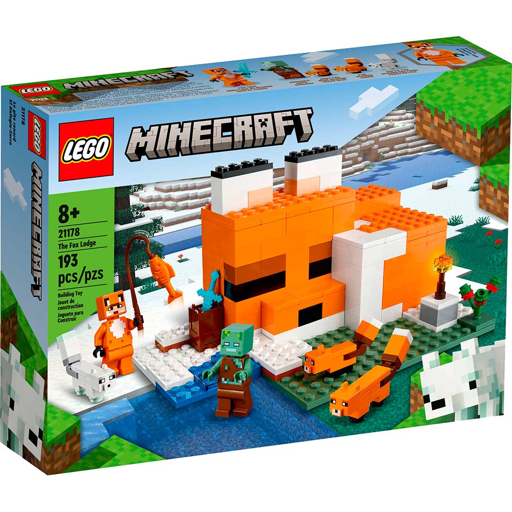 Конструктор LEGO Minecraft Нора лисиці 193 деталі (21178)